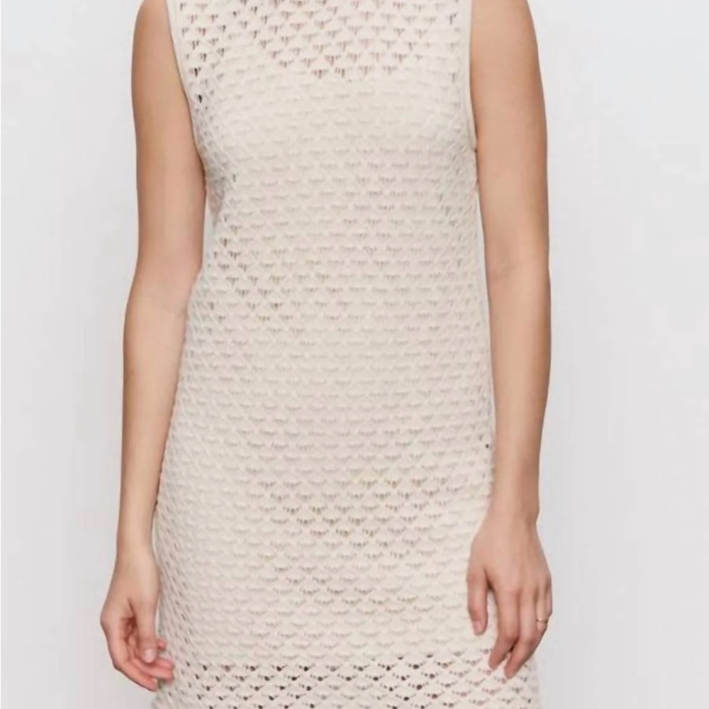Sanctuary Cream Sleeveless Dress